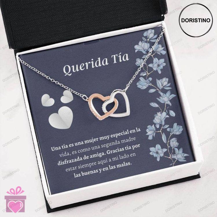 Aunt Necklace Latina Aunt Gift  Collar Para Tia  Spanish Aunt Necklace  Strong Latina Woman  Lov Doristino Trending Necklace